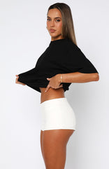 Don't Save Her Shorts White