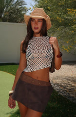 Rely On Me Crochet Top Off White