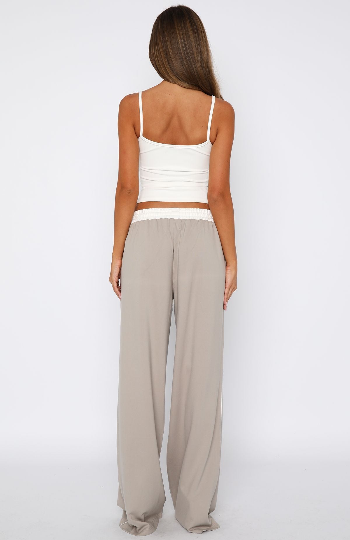 True Feelings Wide Leg Pants Moon