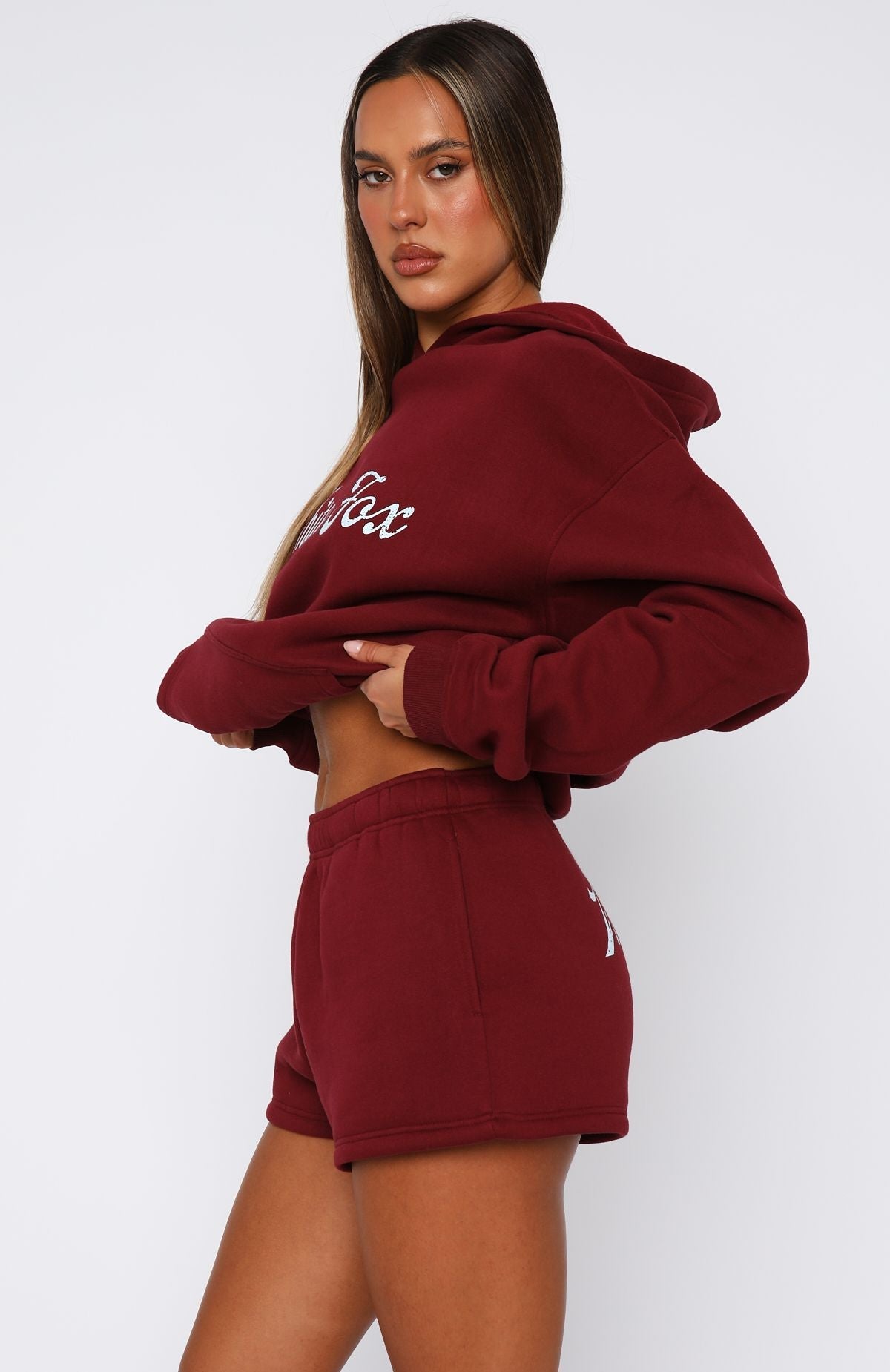 The Good Life Lounge Shorts Burgundy