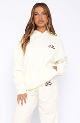 Palm Springs Edition Oversized Hoodie Cream