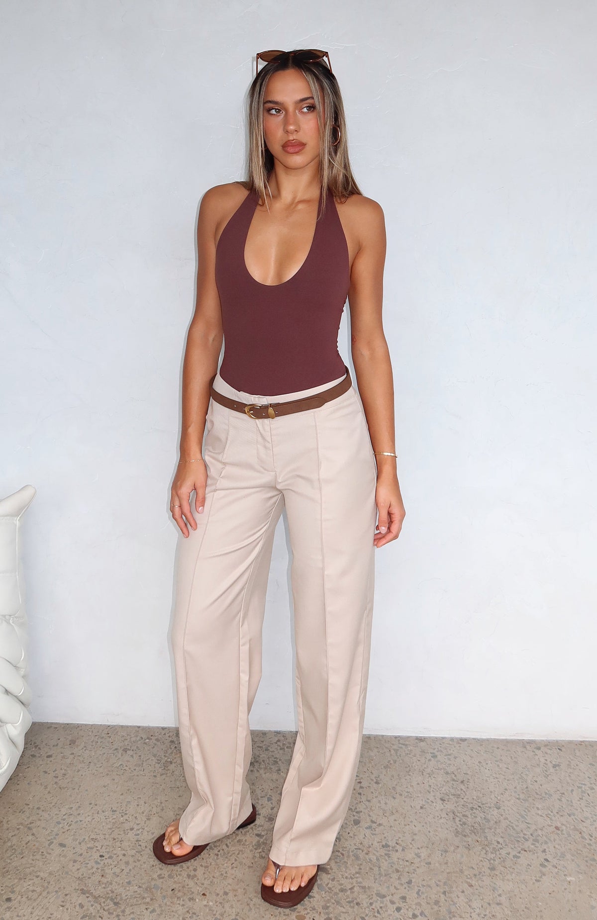 Keep It Cool Pants Beige