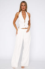 Further Away Pants White