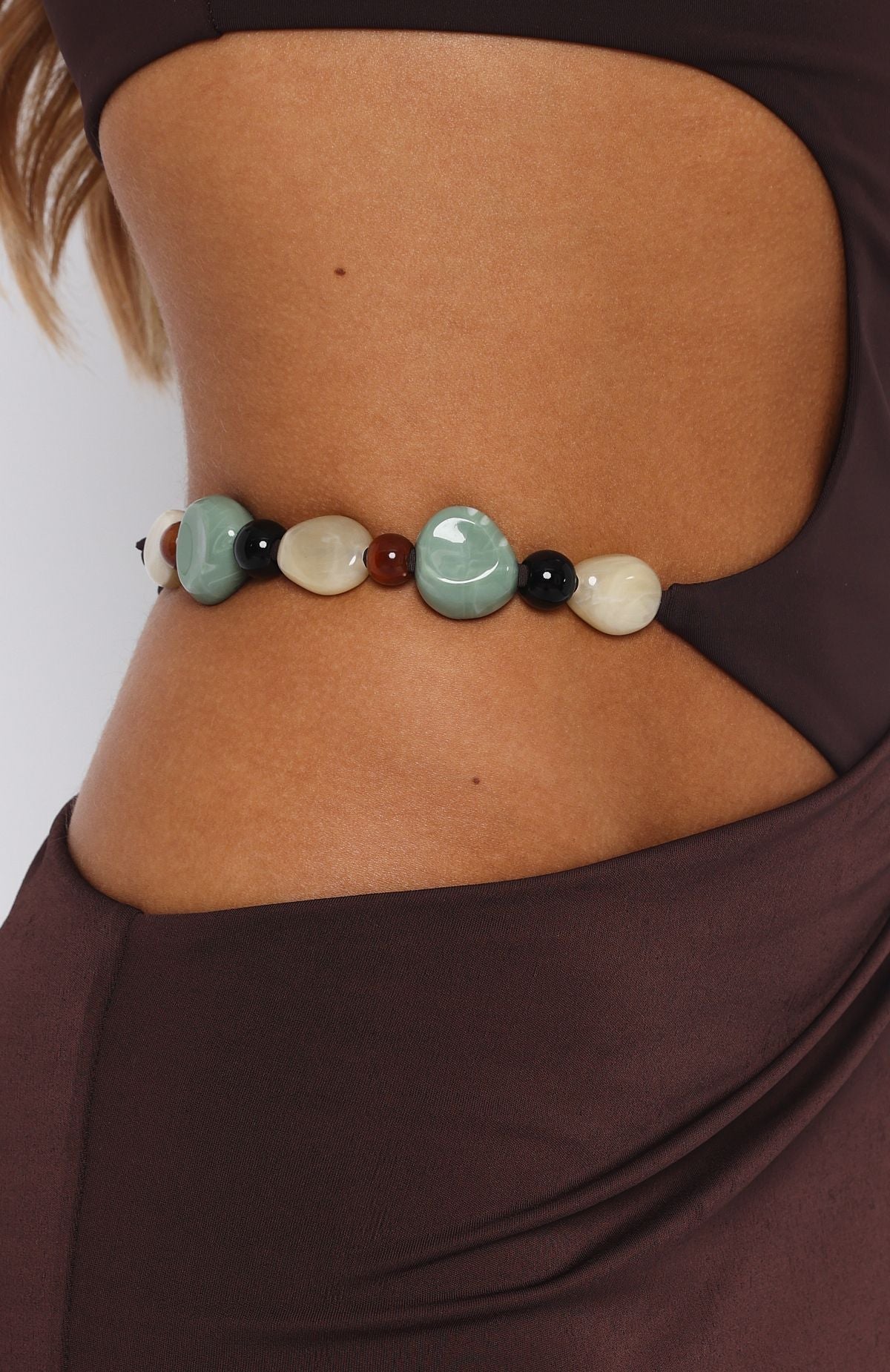 She's A Goddess Maxi Dress Chocolate