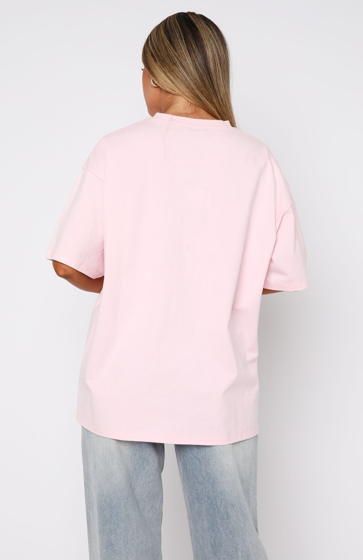Power Of Possibility Oversized Tee Baby Pink