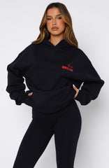 Made With Love Oversized Hoodie Navy