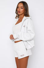 Can't Miss It Lounge Shorts Grey Marle/Rose Gold