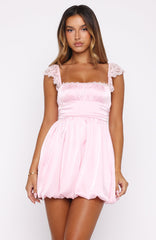 Pretty Princess Mini Dress Pale Pink
