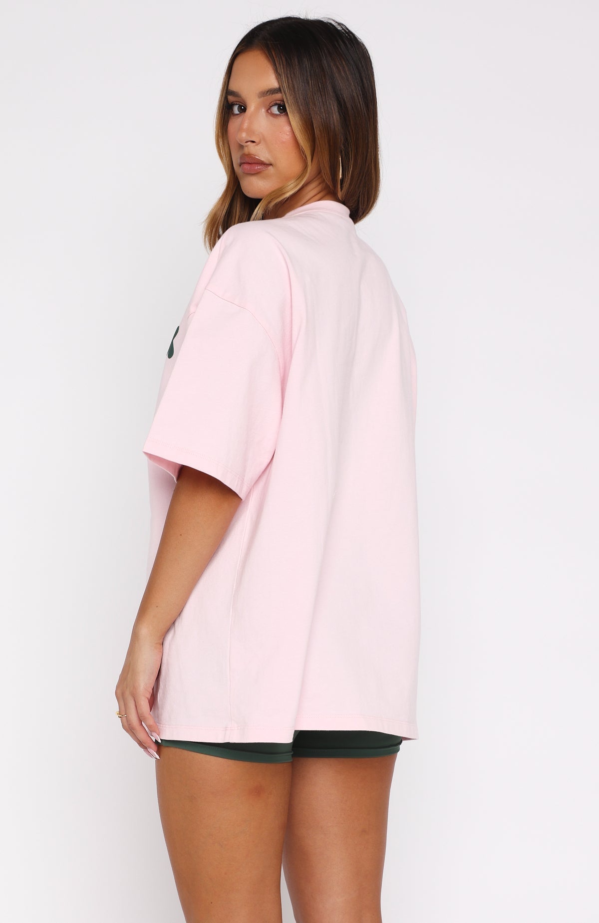 Lucky Thirteen Charise Oversized Tee Soft Pink