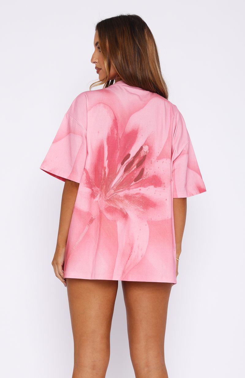 Most Loved Oversized Tee Pink