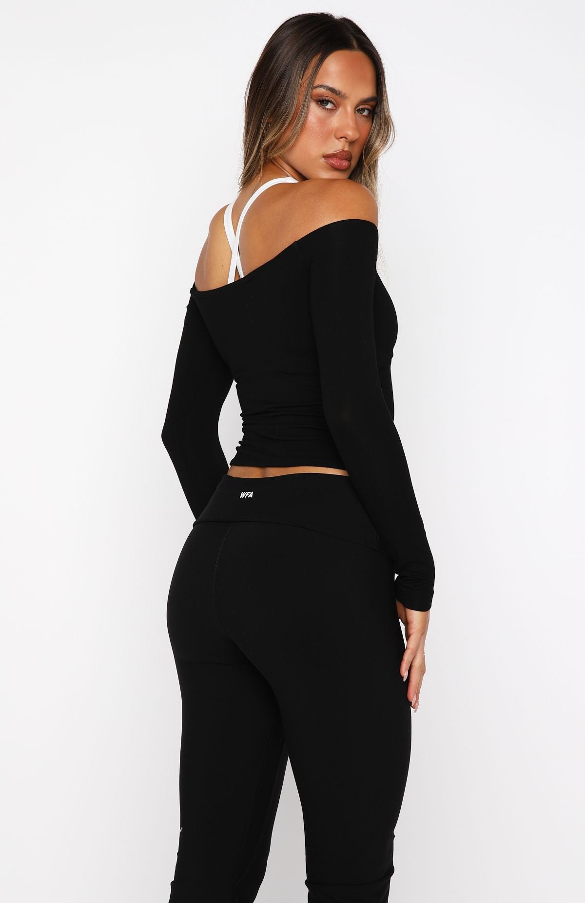Mad For You Long Sleeve Top Black