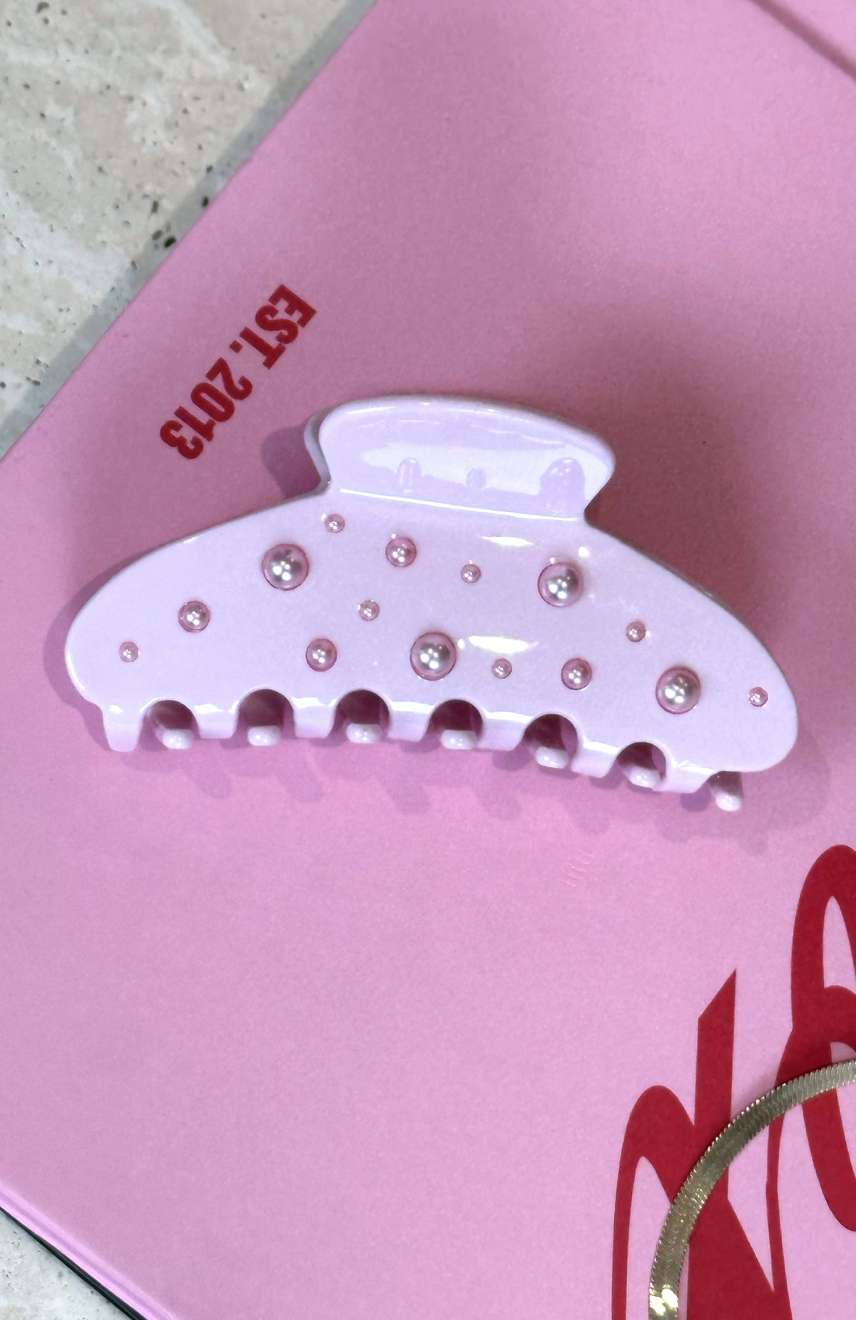 Fiona Hair Clip Baby Pink