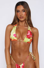 Stormy Bikini Top Tropical Bloom