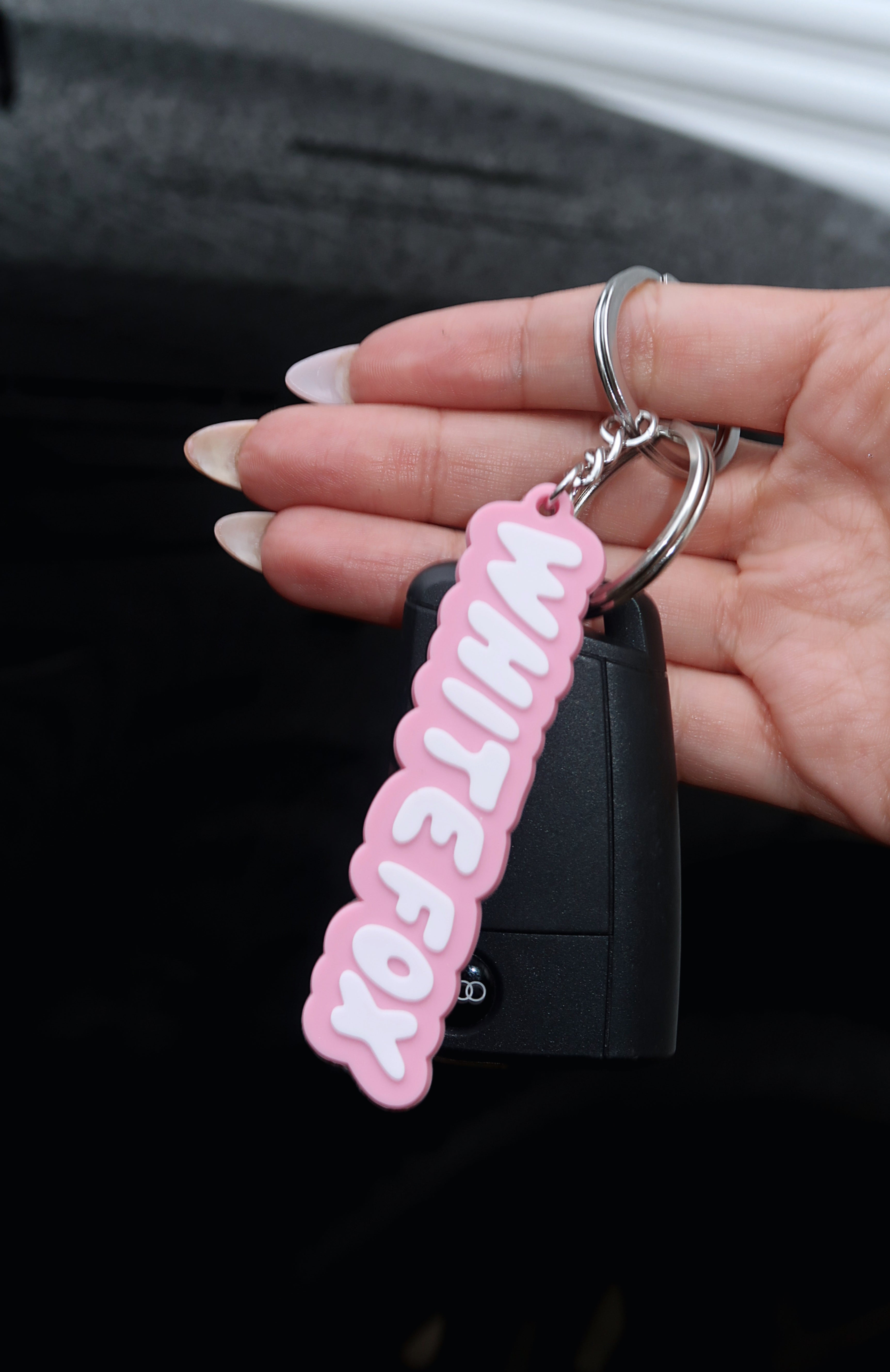 I've Got You Keychain Pink