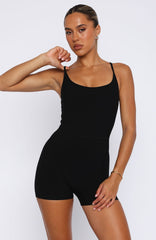 Power Move Playsuit Black