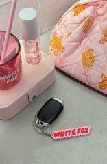 I've Got You Keychain Red/Pink Stripe