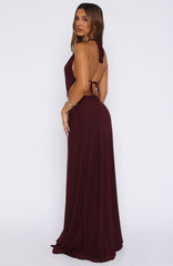 Tuscany Twilight Maxi Dress Plum