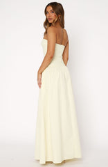 Take Back Maxi Dress Lemon