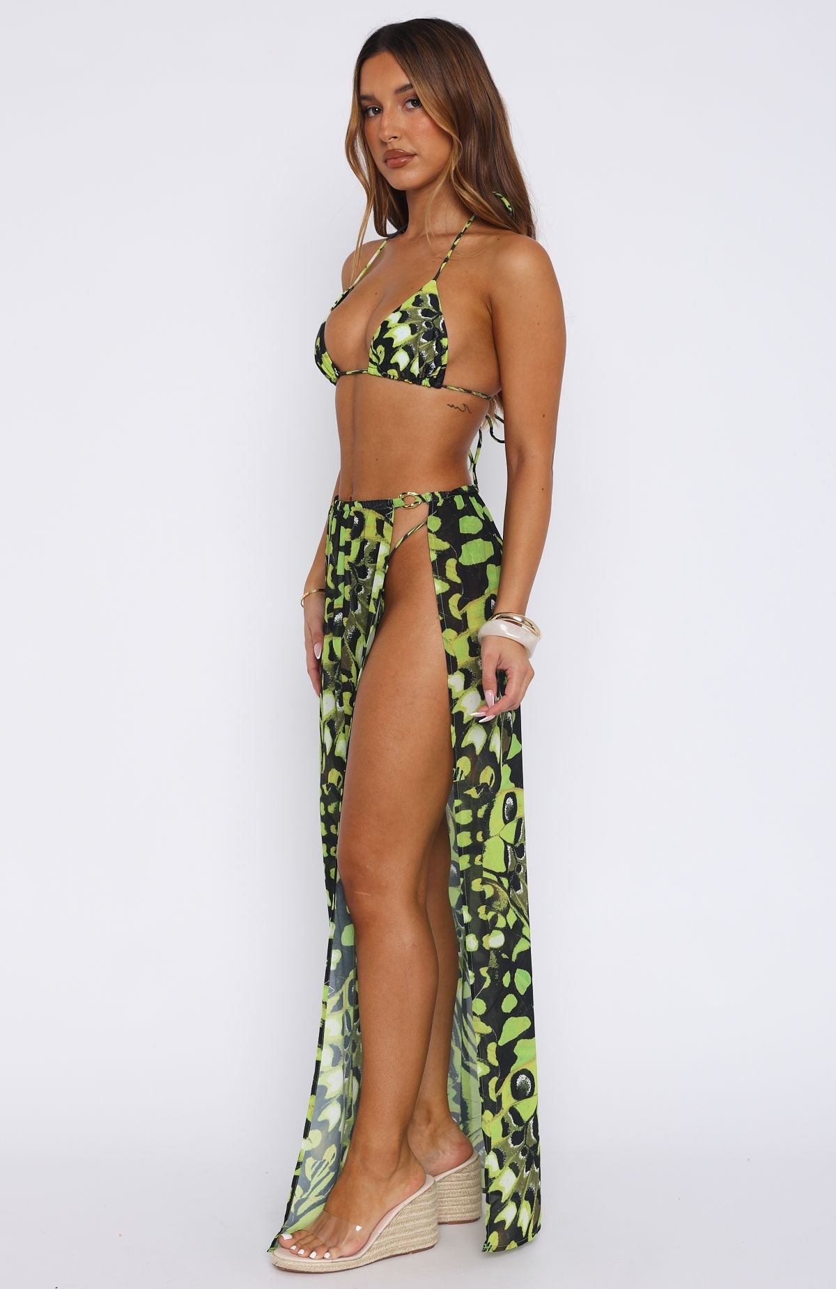Tropical Life Sarong Lime Whisper