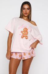 Sweetheart Pyjama Short Gingerbread Twist