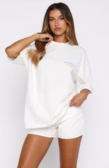 Care For You Oversized Tee White