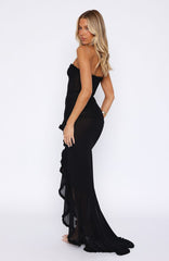 Still Got It Mesh Maxi Dress Black