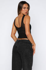 Let's Ride Top Black