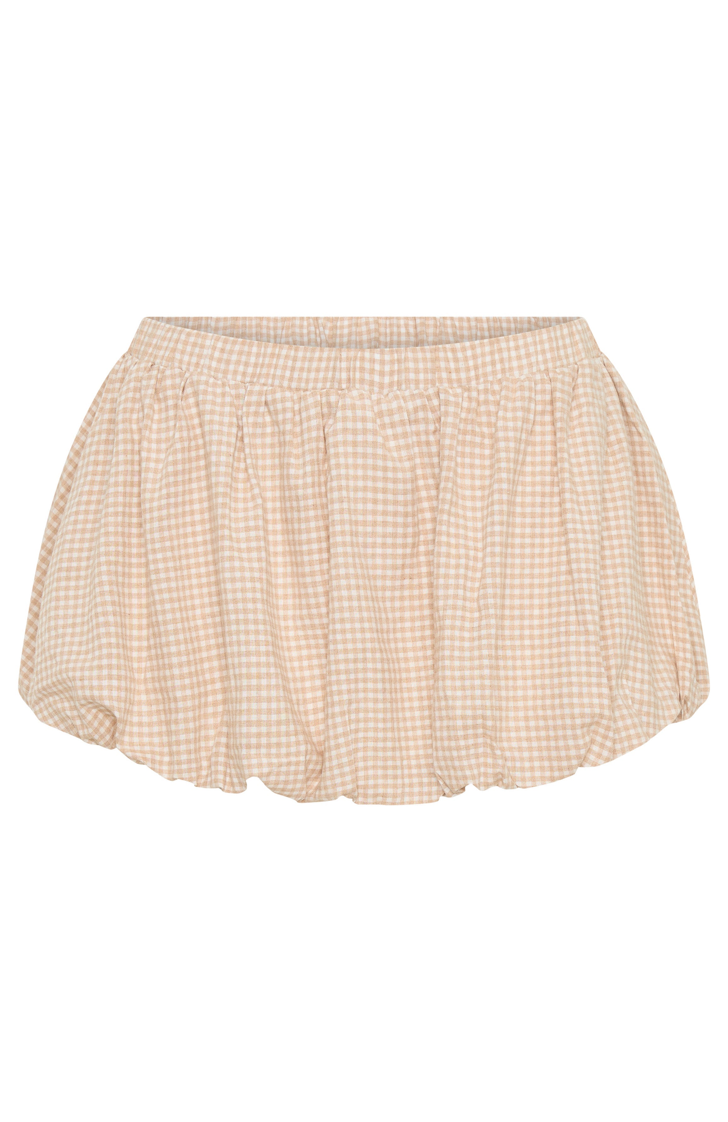 Taking You For Granted Mini Skort Beige