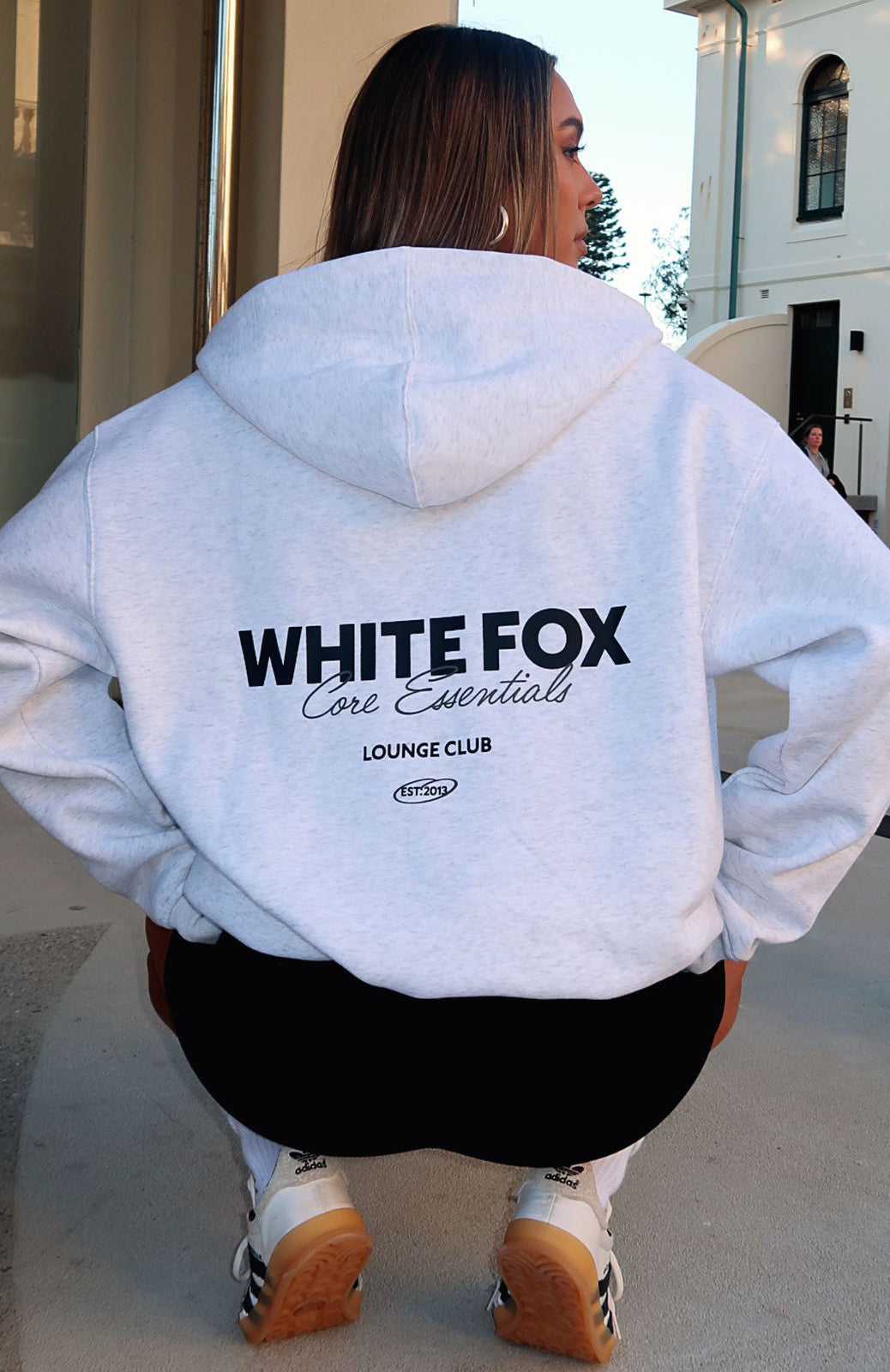 Core Essentials Zip Hoodie Grey Marle