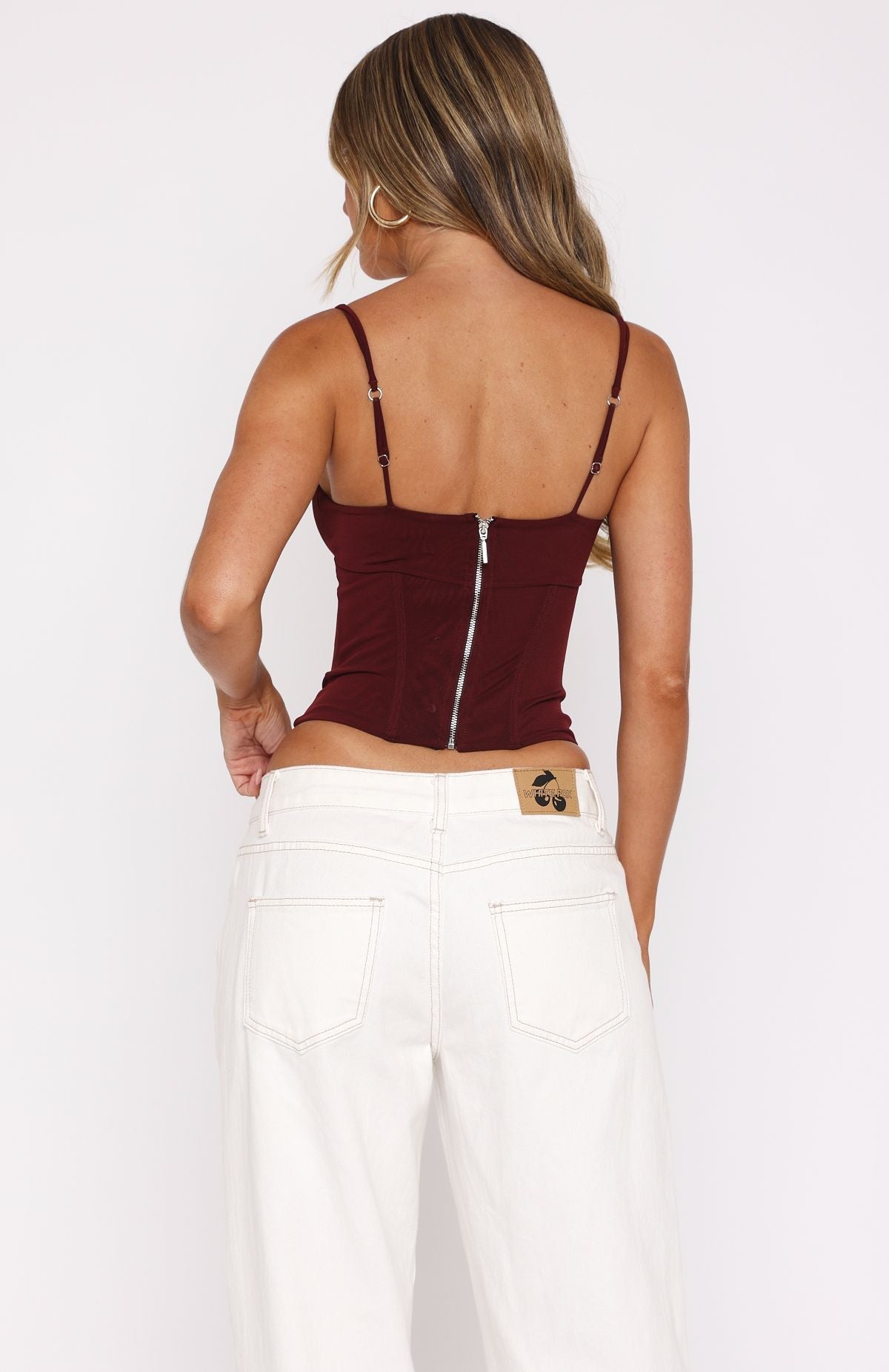 Don't Reply Bustier Cherry Cola