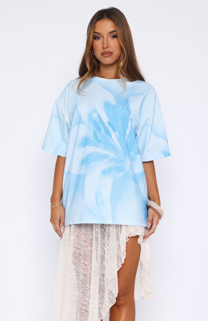 Most Loved Oversized Tee Blue