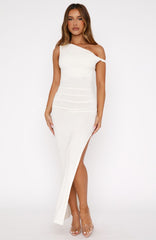 Little Bit Dramatic Maxi Dress White