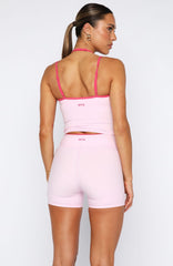 Defence Bike Shorts Marshmallow/Pink