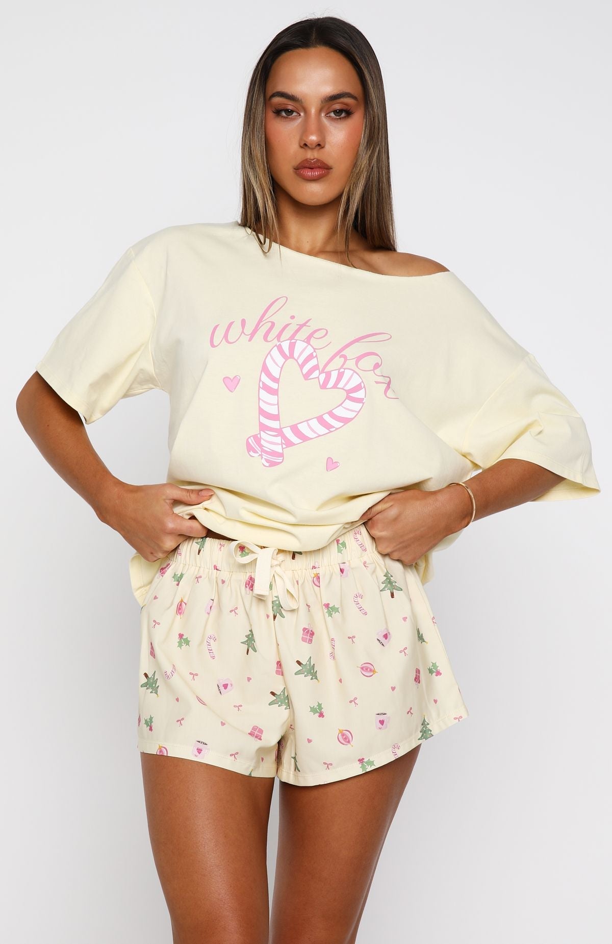 Sweetheart Pyjama Short Festive Flicker