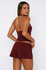 Made Me Better Top Burgundy