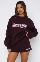 Give It A Try Lounge Shorts Plum