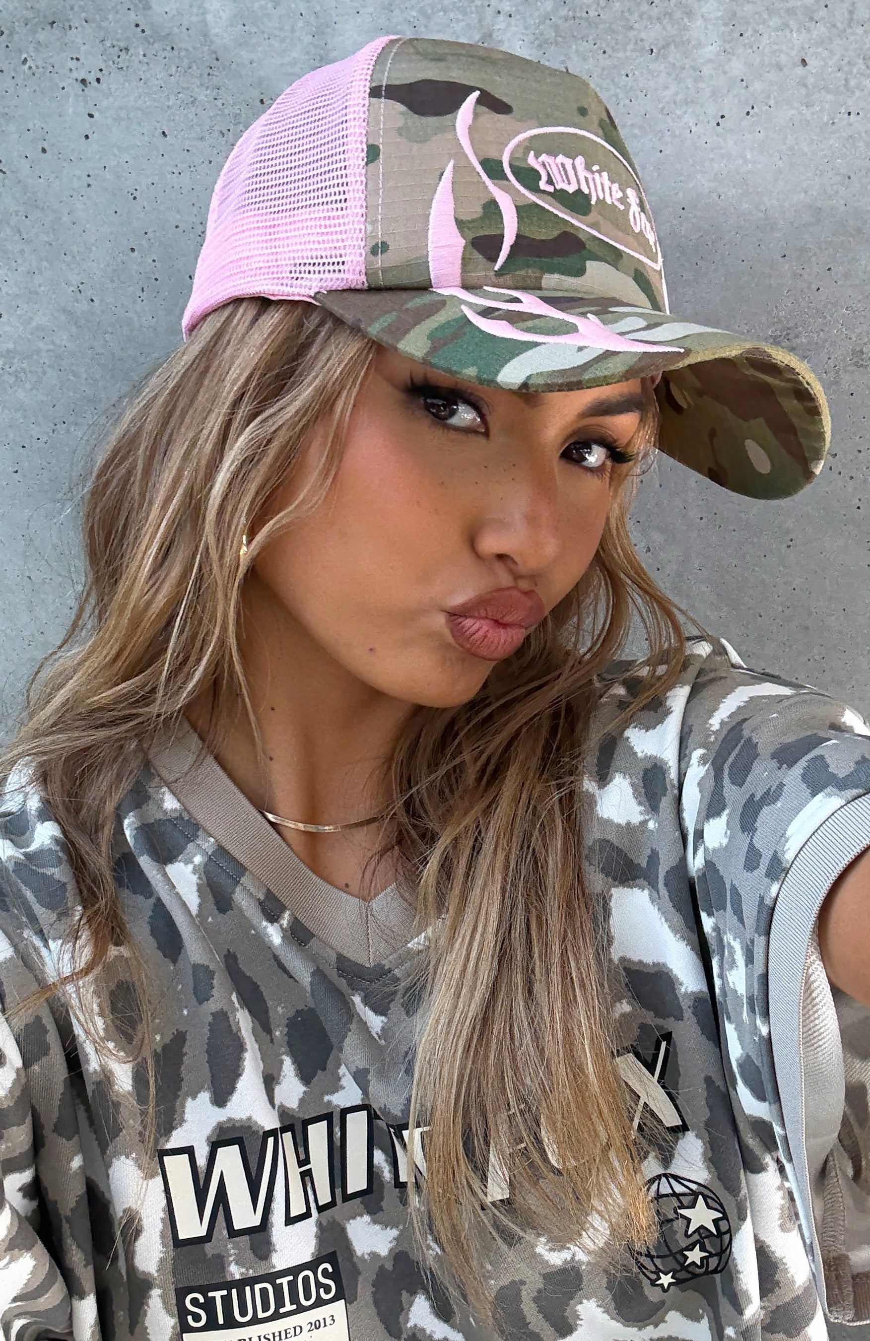 Brooks Trucker Cap Camo/Pink