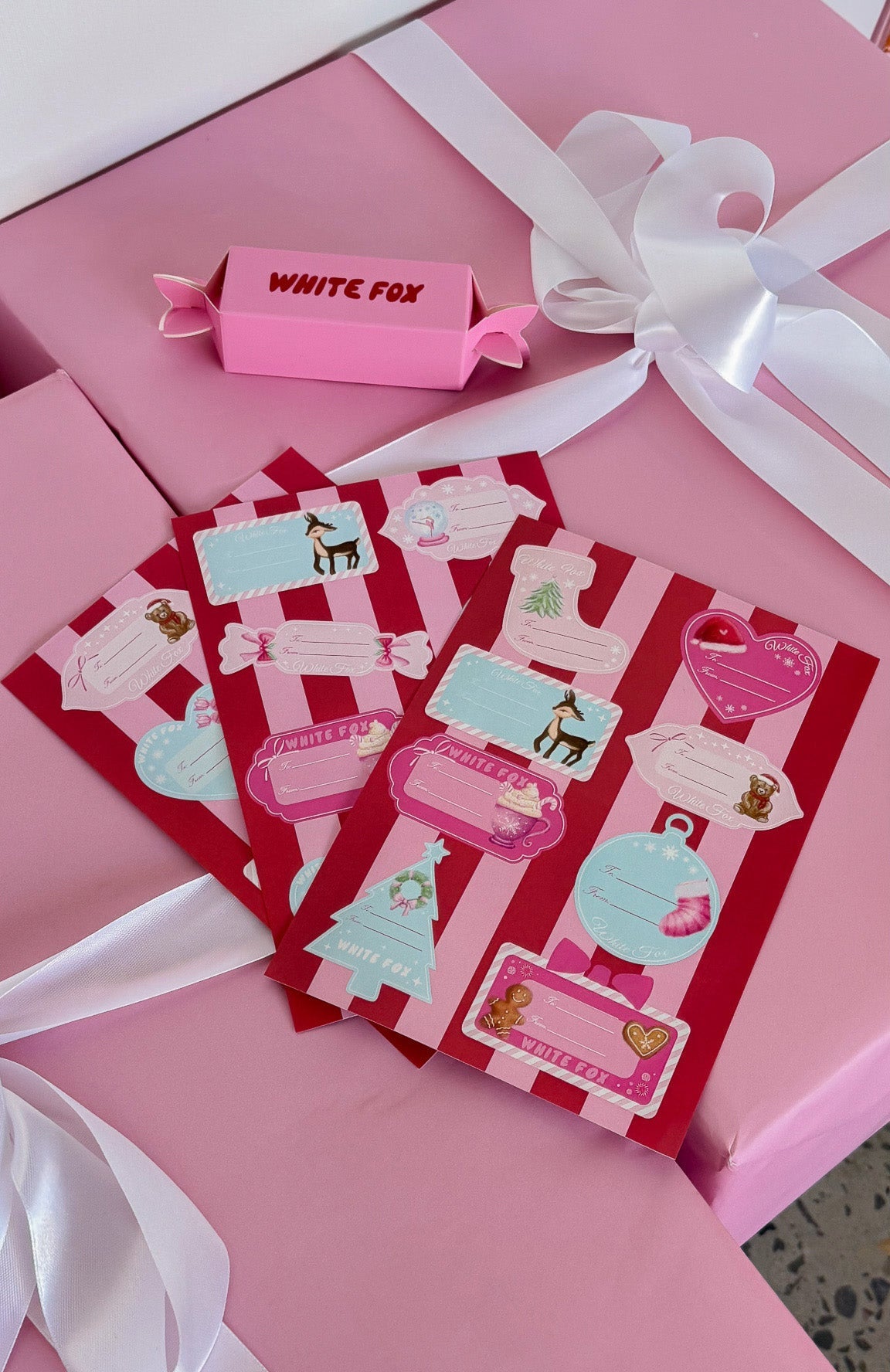 Christmas Gift Sticker 24 Pack Mixed