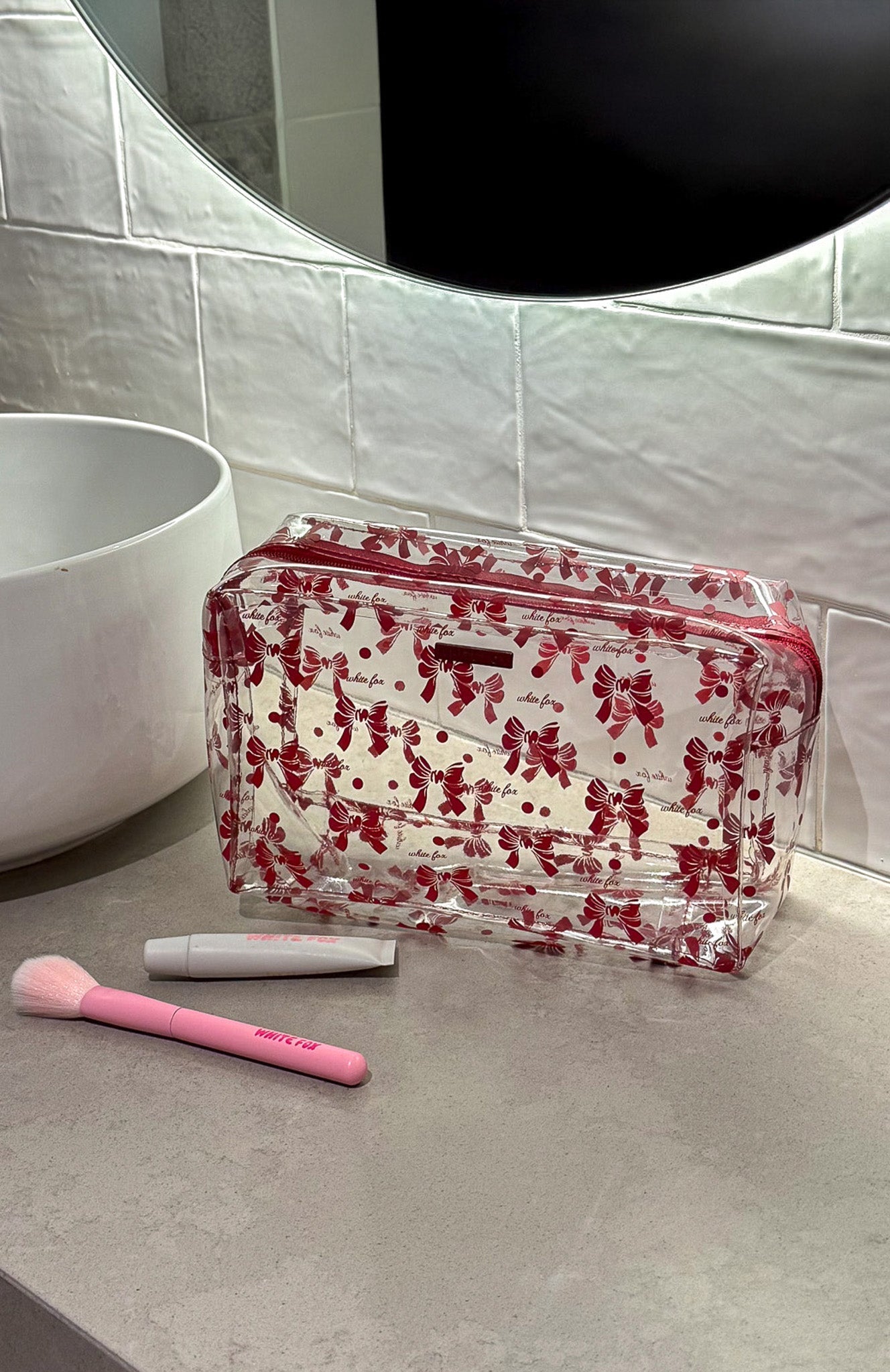 Clara Cosmetic Case Bow Bliss