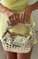 Coralie Top Handle Bag Gold