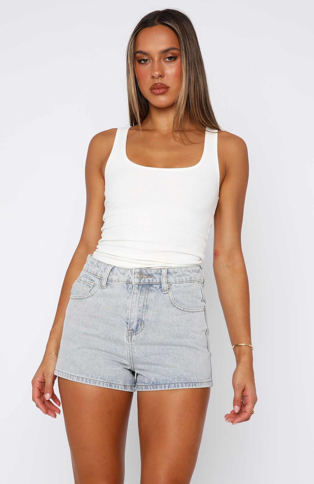 Emerson Denim Shorts Glacier Blue