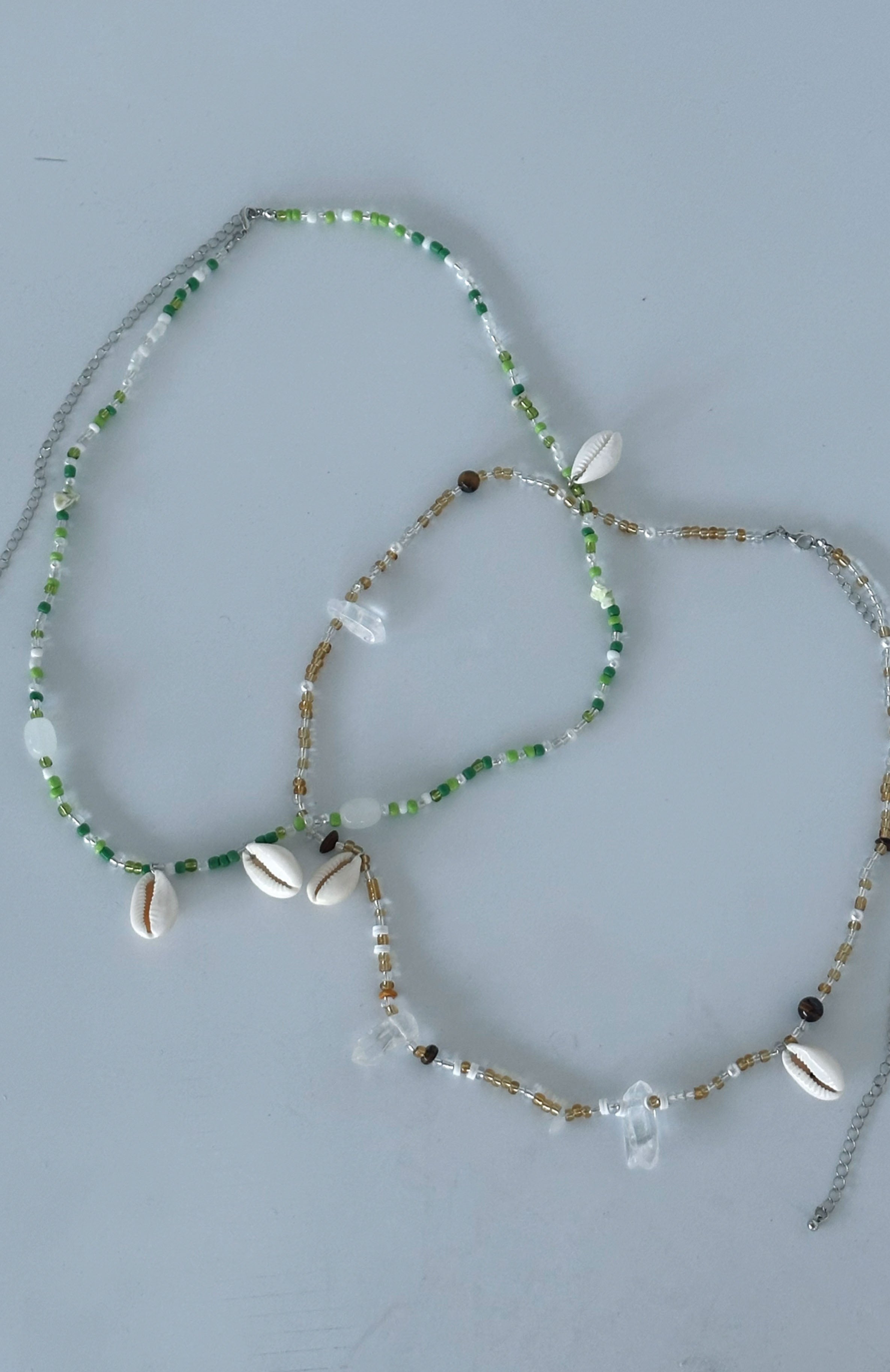 Hanalei Body Chain Green/Gold