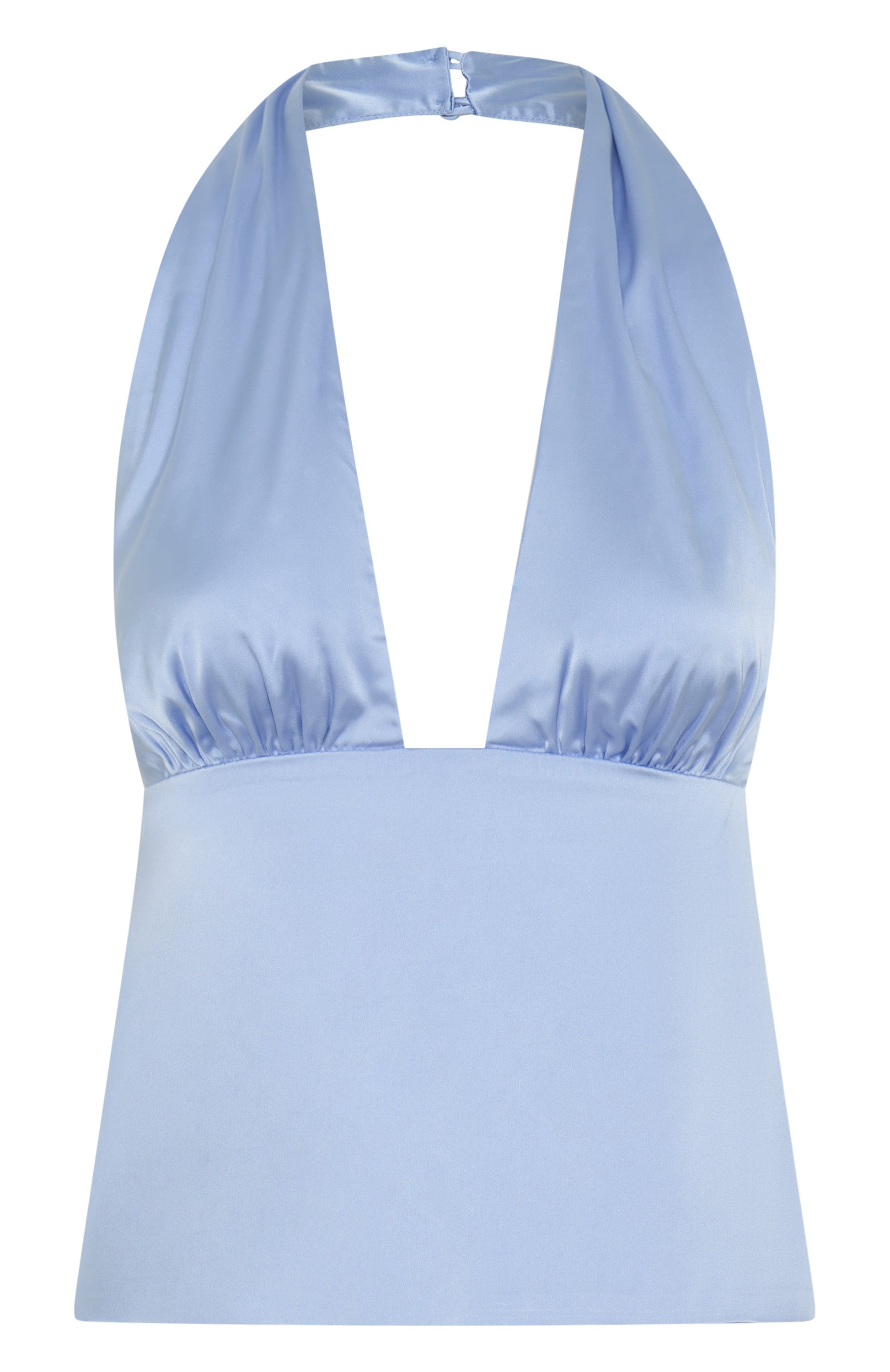Here For Me Halter Top Blue
