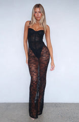 In The Atmosphere Lace Dress Black