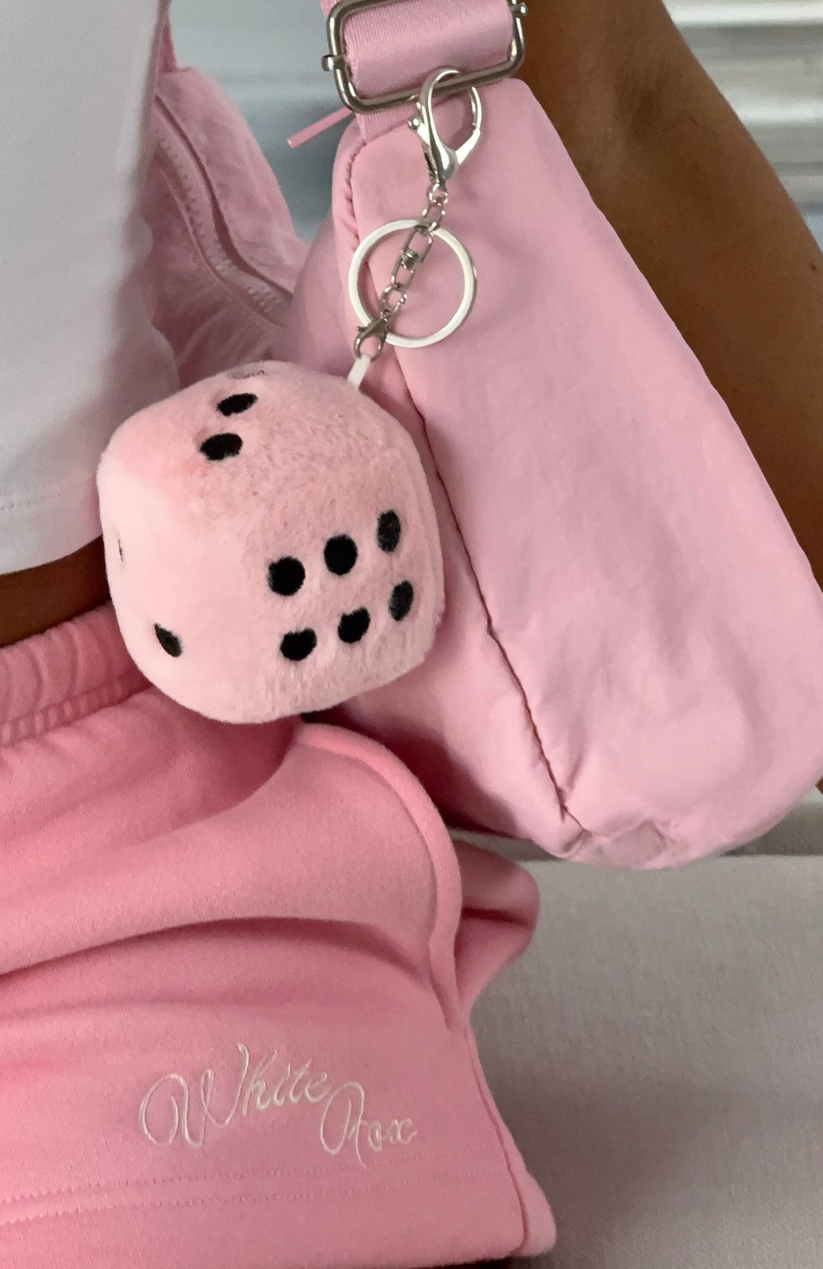 Lucky Thirteen Heidi Keychain Baby Pink