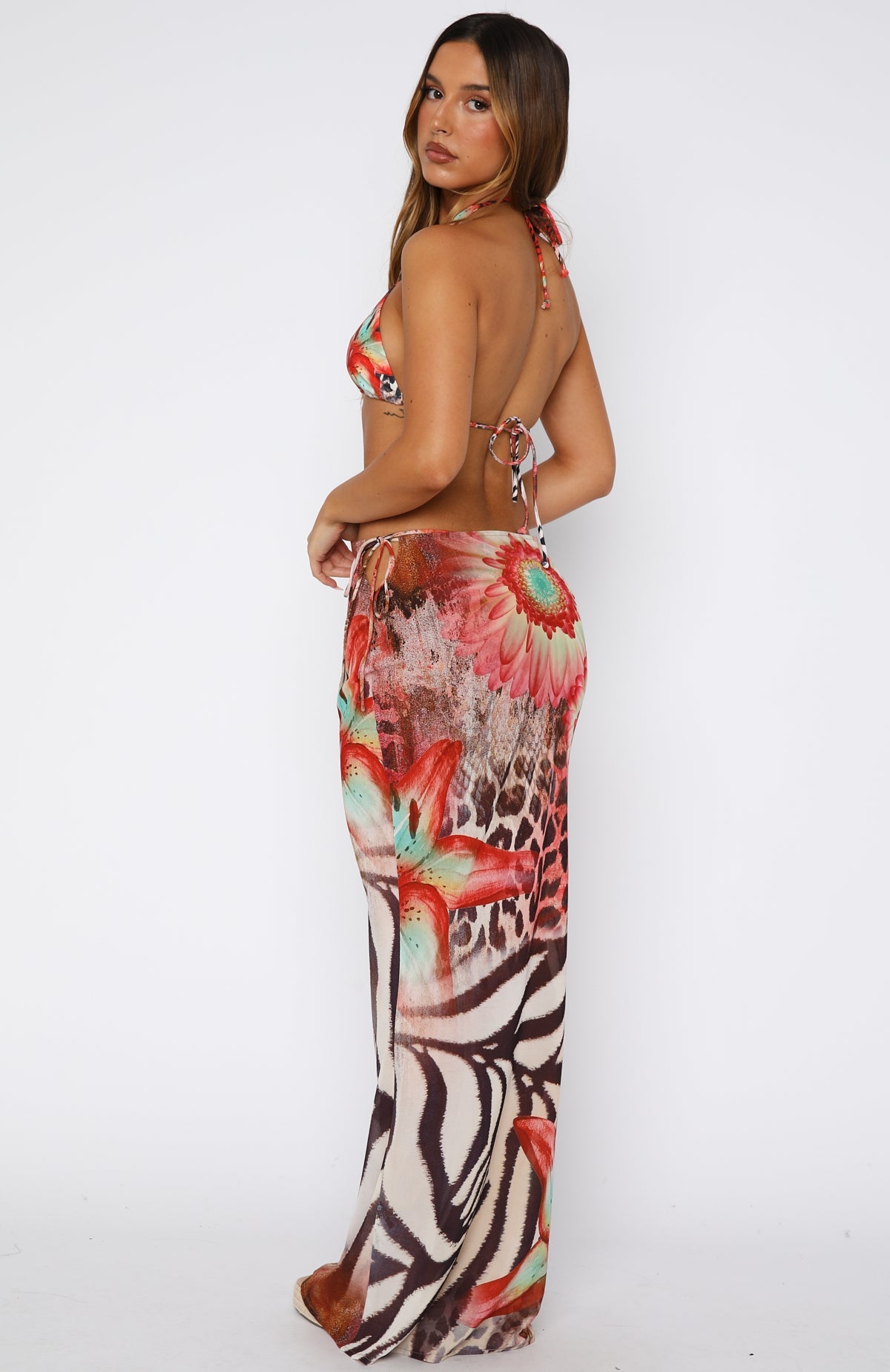 Luminous Maxi Skirt Savage Bloom