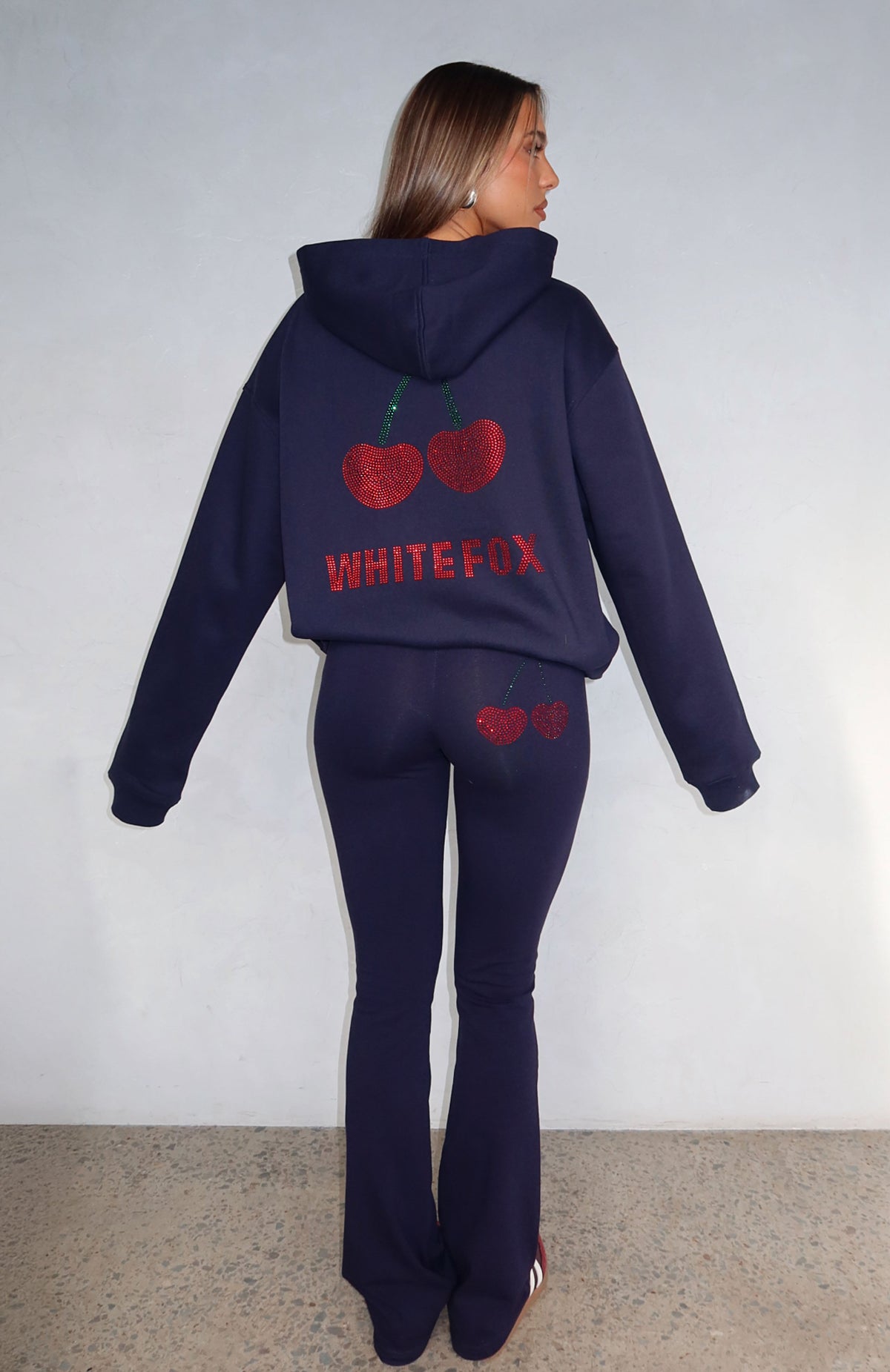 Made With Love Flare Pants Navy