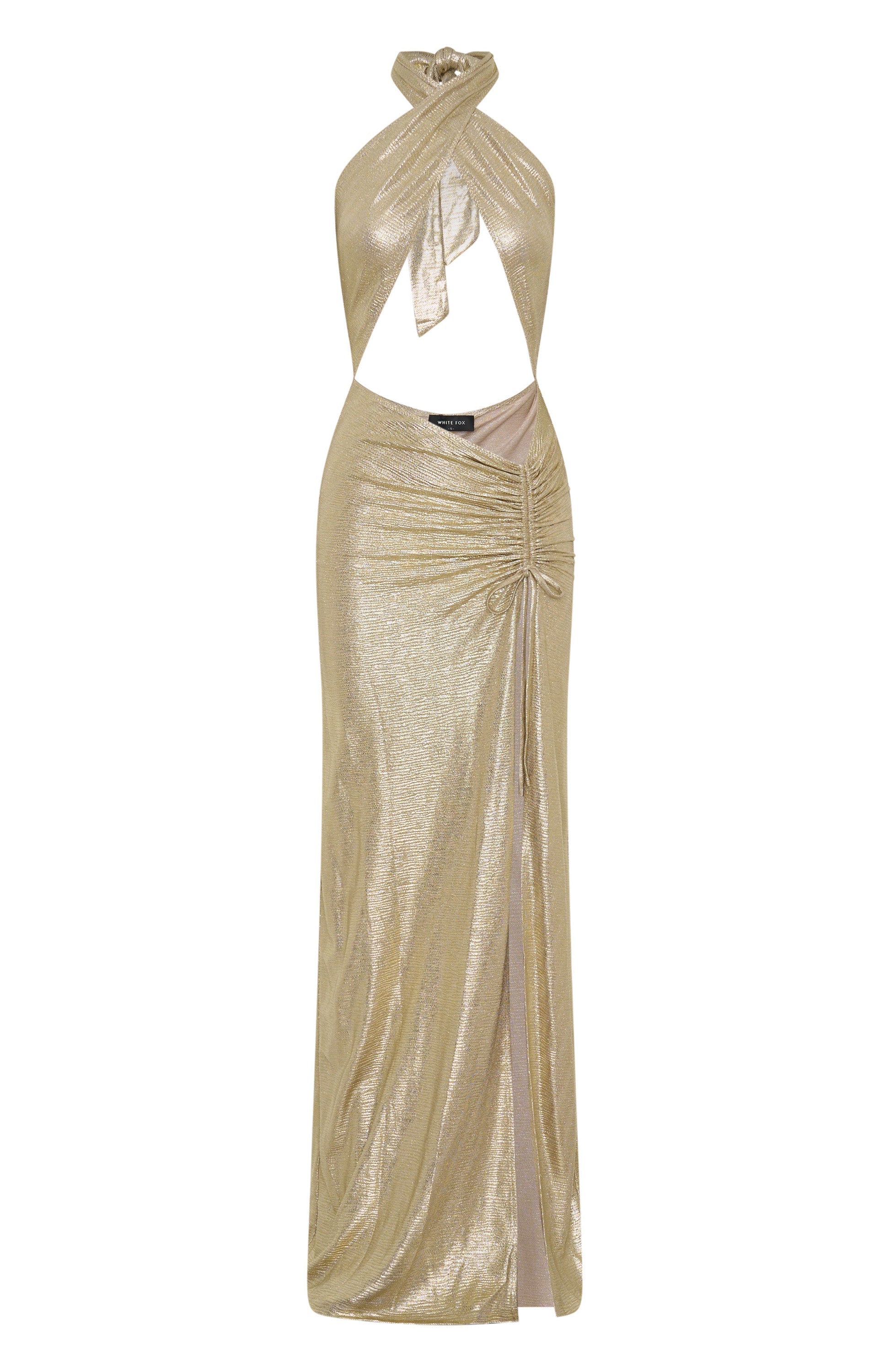 Oh So Golden Maxi Dress Champagne