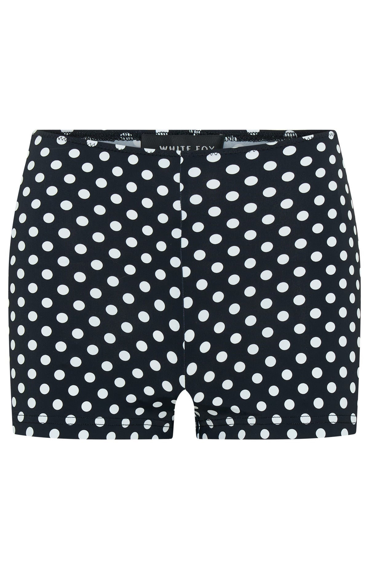 On The Inside Booty Shorts Black/White Polka Dot