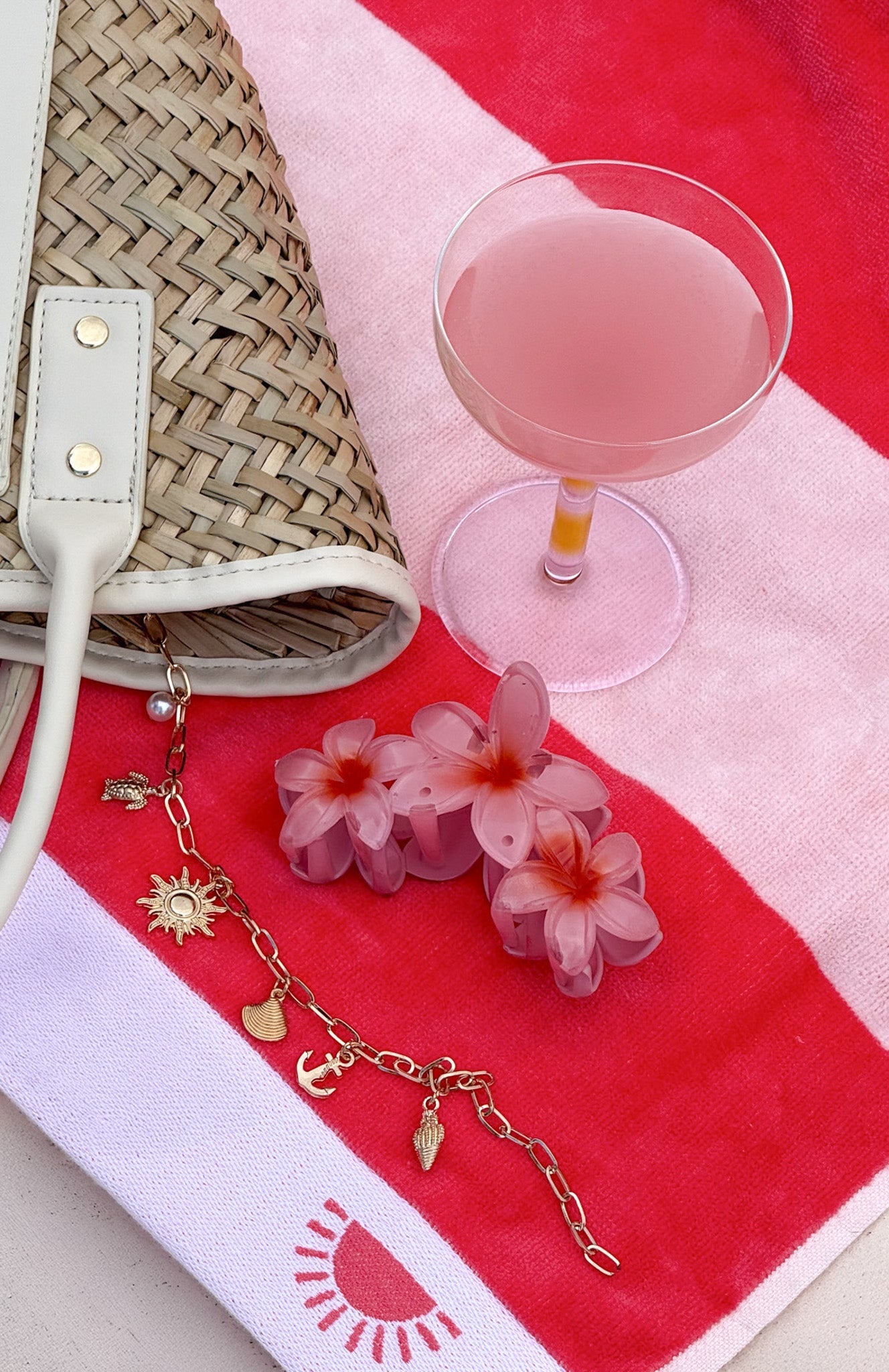 Parker Hair Clip Pink